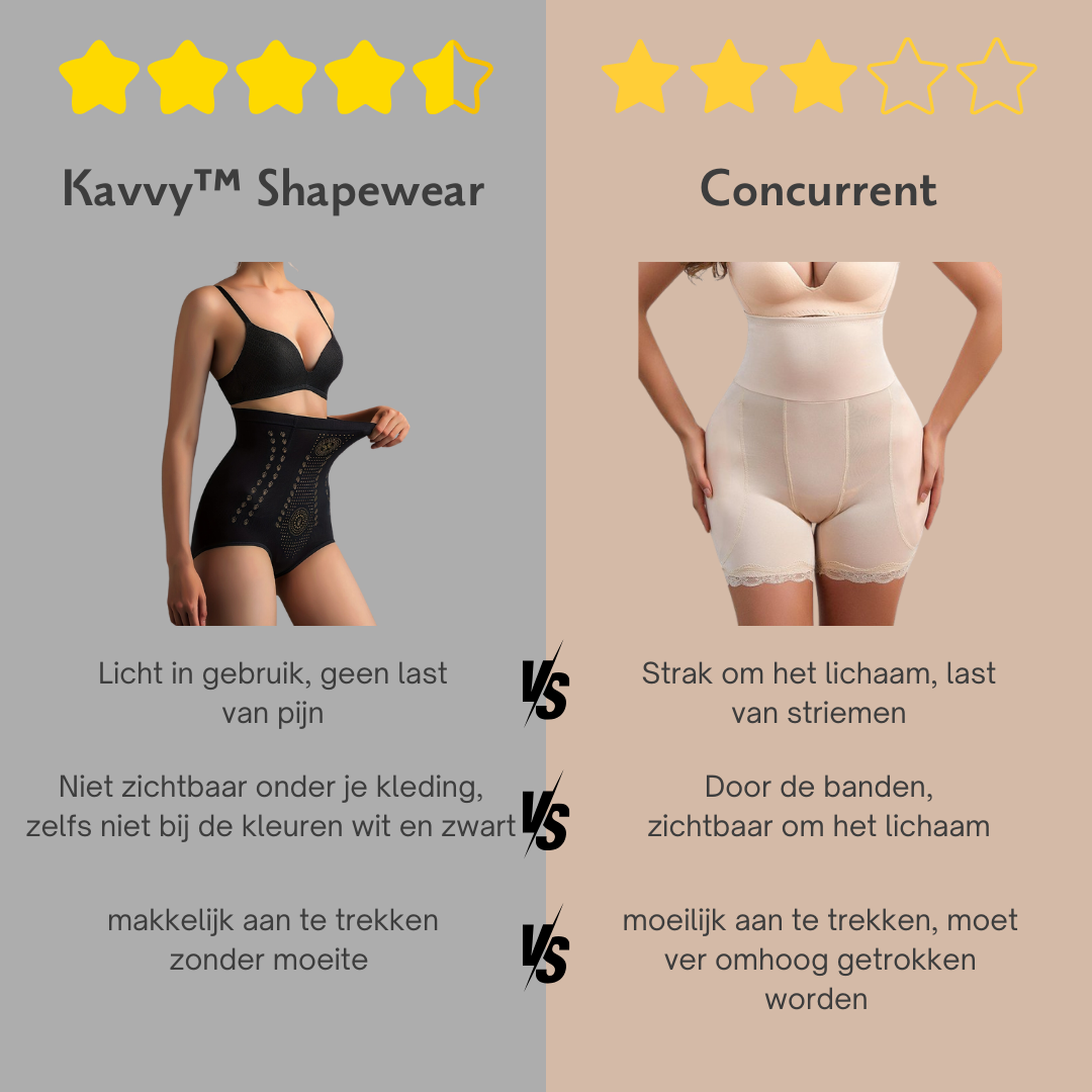 Kavvy Slankmakende Compressie ondergoed voor vrouwen